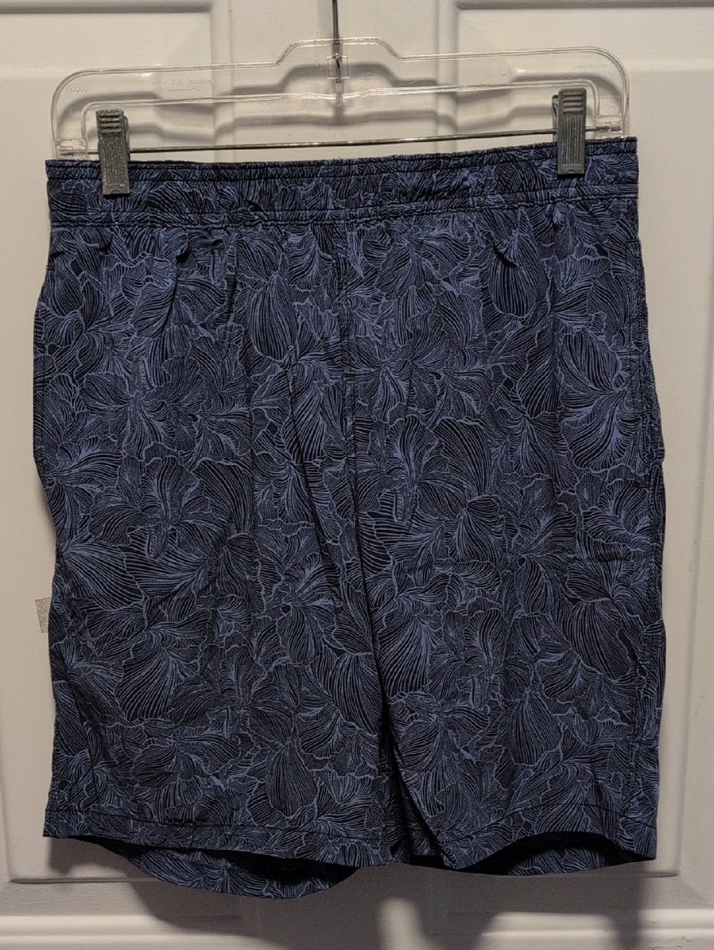 Kirkland Signature Navy and Light Blue Drawstring Shorts